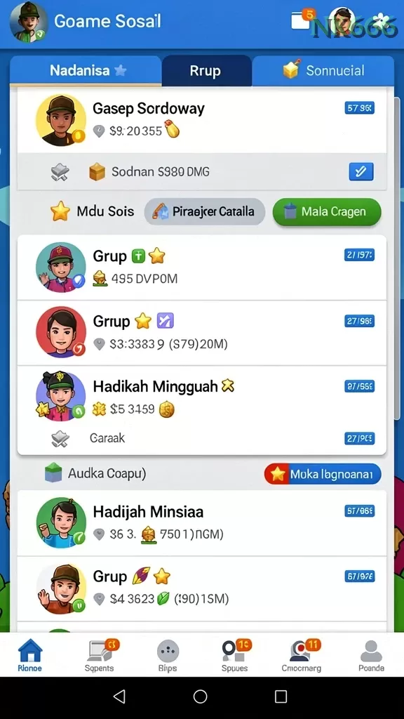 Cuplikan layar RP6677 — aktivitas